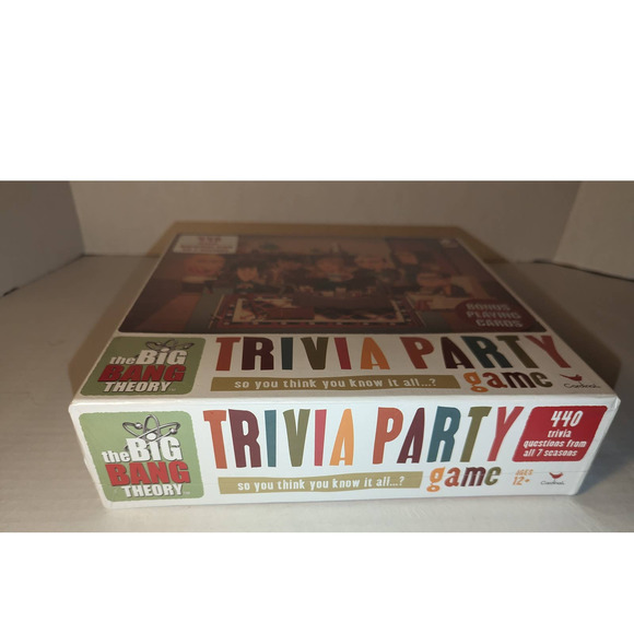 The Big Bang Theory Trivia Party Game Discontinued Sealed 440 Questions 7 Season - Picture 2 of 3